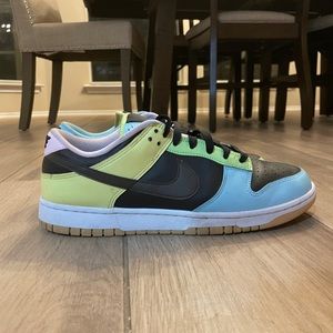 Nile Dunks Low Multicolor Black Size 10.5